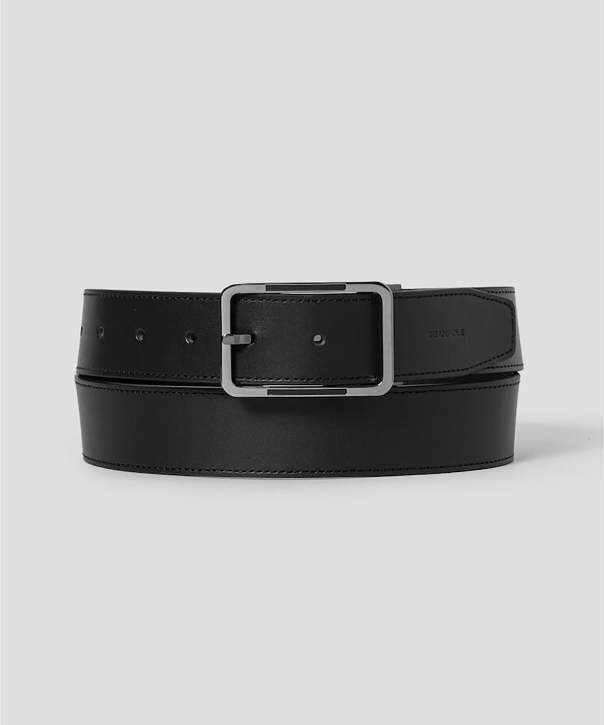 빈폴 액세서리(BEANPOLE ACCESSORY) 부분 엘라스틱 캐주얼 버클 벨트 - 블랙