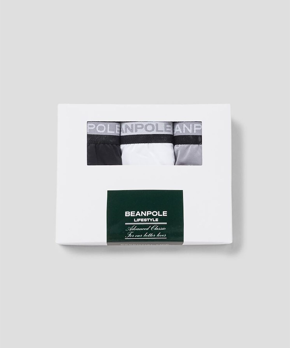 빈폴 액세서리(BEANPOLE ACCESSORY) 남성 골프 폴리 언더웨어 3P SET - 아이보리
