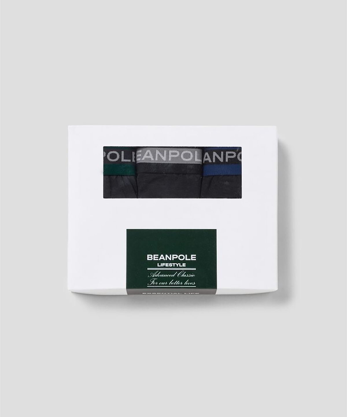 빈폴 액세서리(BEANPOLE ACCESSORY) 남성 모달 언더웨어 3P SET - 블랙