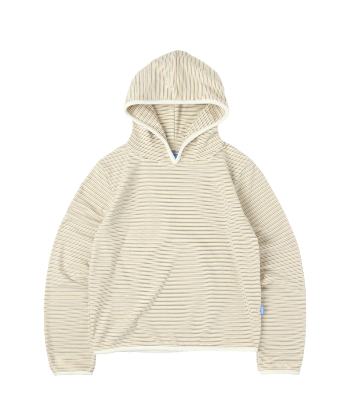 써넥트(SUNNECT) Stripe Taped Hoodie - Ivory