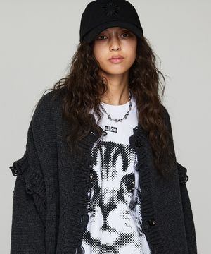 무궁 시그니처 자수 볼캡_블랙