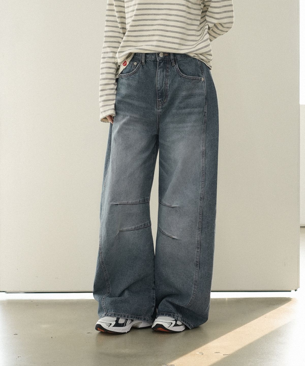 와르 포 우먼(WAARFORWOMAN) W1076 벌룬 와이드 팬츠 (5COLORS)