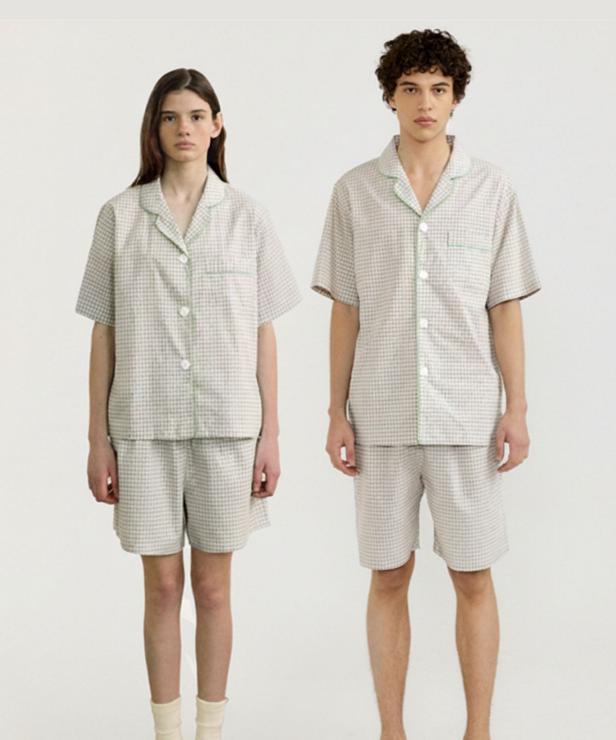 조스라운지(JO'S LOUNGE) (couple) Casey Short Pajama Set