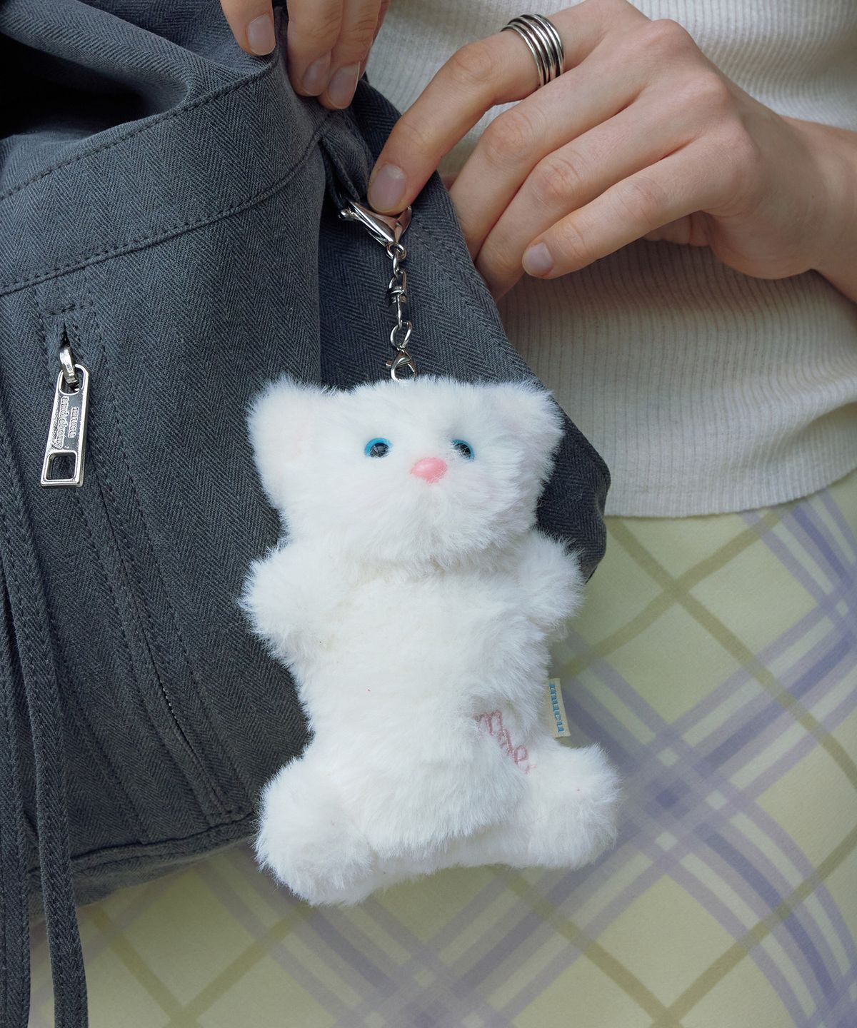 무쿠앤에보니(MUCU AND EBONY) [선물포장] mae Mo & Ry Keyring _ 2color