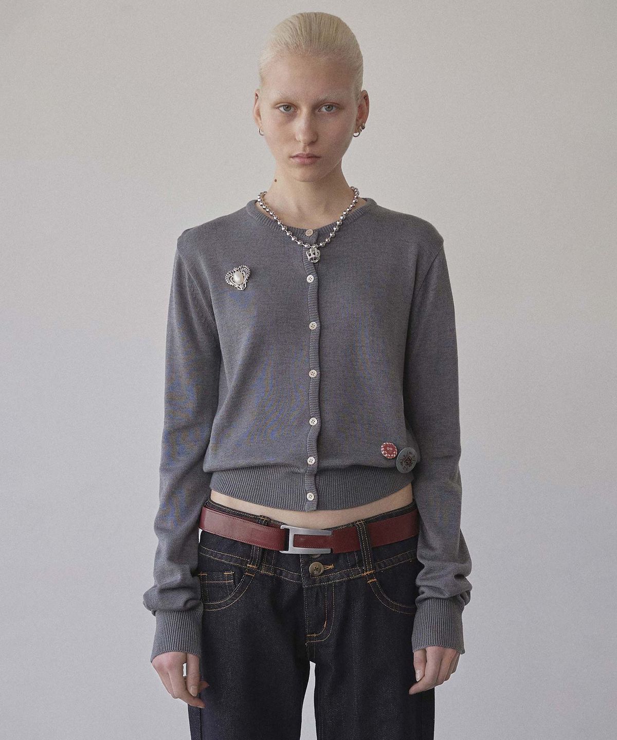 스컬프터(SCULPTOR) My Go To Cardigan Heather Gray