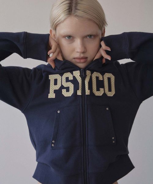 스컬프터(SCULPTOR) Cottage Zip-Up Hoodie Navy - 사이즈 & 후기 | 무신사