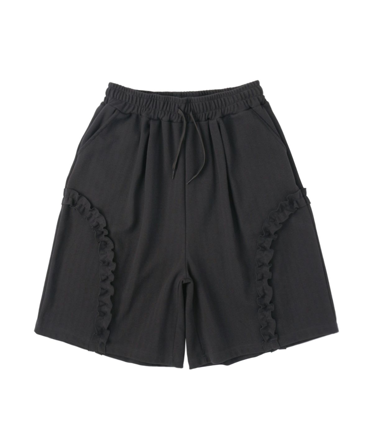 써넥트(SUNNECT) Herringbone Frill Short - Charcoal