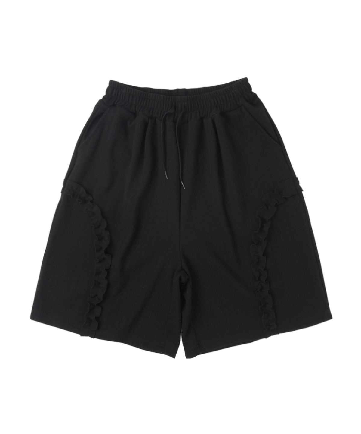 써넥트(SUNNECT) Herringbone Frill Short - Black