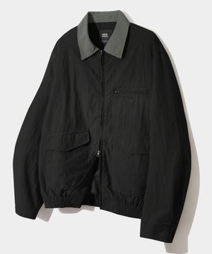 2WAY 나일론 디트로이트 윈드 자켓_블랙