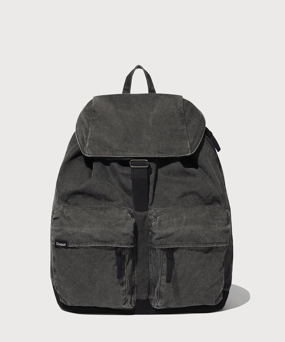 COVERNATのWashed Cotton Pocket Lucksack MUSINSA | COVERNAT Washed Cotton Pocket Lucksack Black