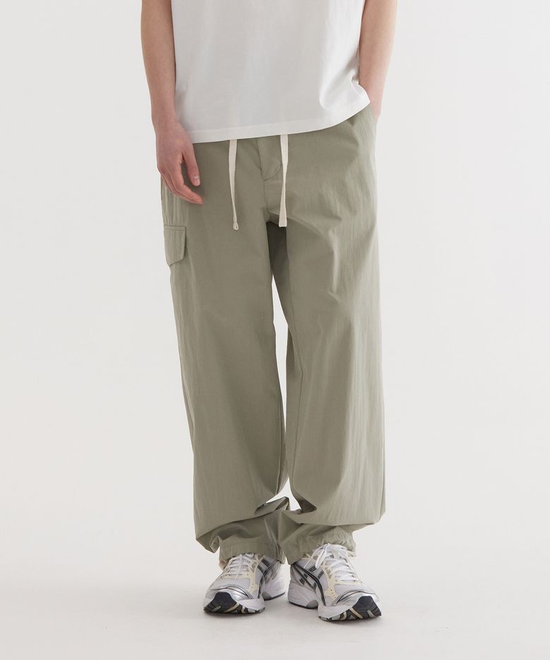 세미와이드 스트링 카고 이지 팬츠 Light Khaki