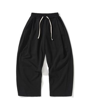 커브드 트레이닝 팬츠 BLACK