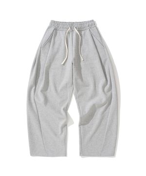 커브드 트레이닝 팬츠 MELANGE GREY