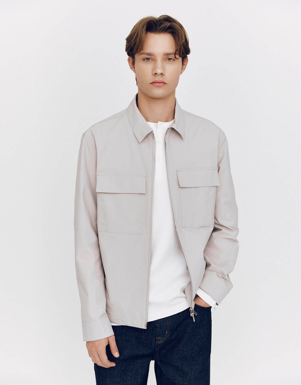 지오다노(GIORDANO) 아웃포켓 집업 자켓 075505 [2color]