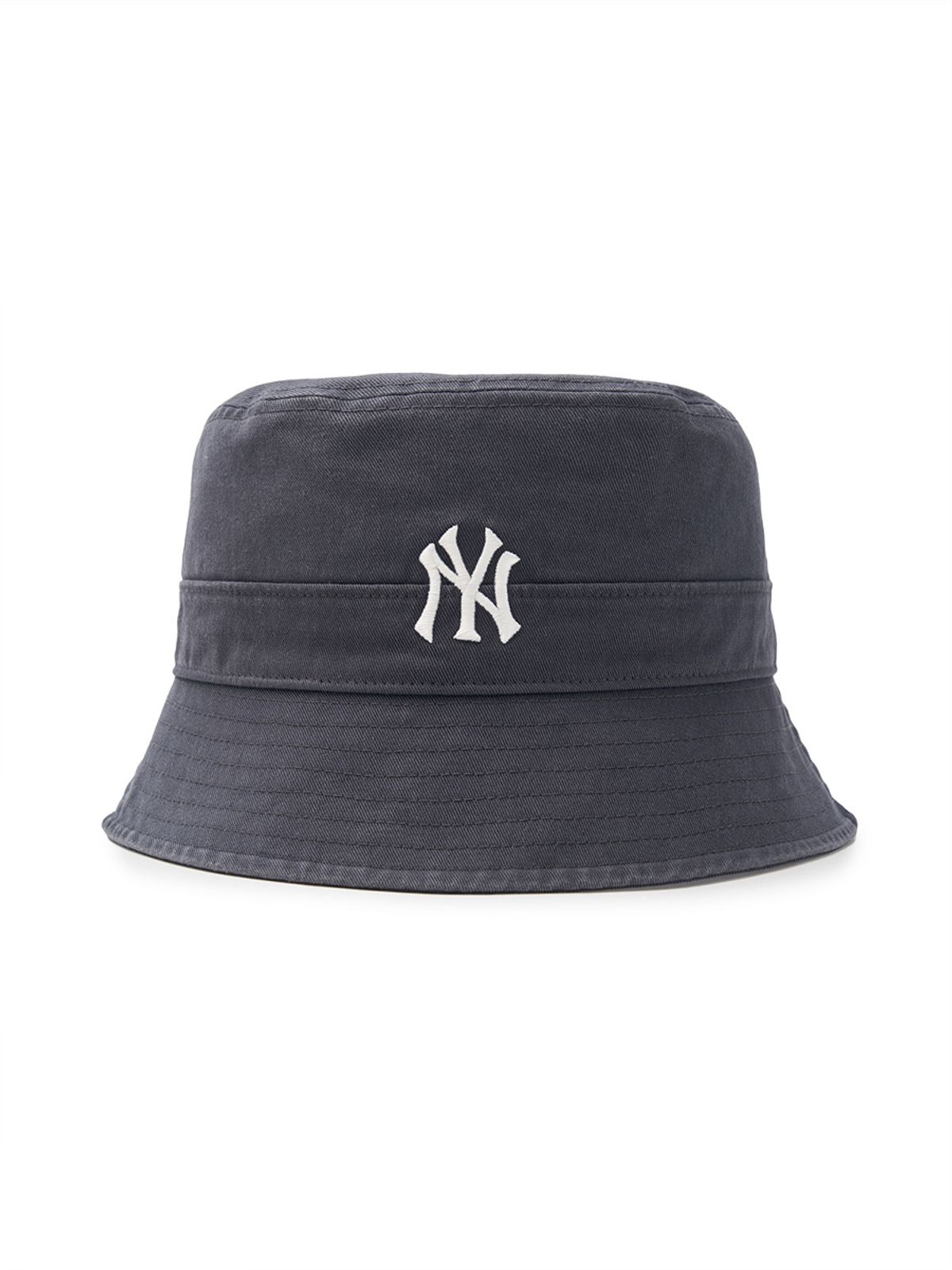 엠엘비(MLB) 베이직 원포인트 워싱 버킷햇 NY (Charcoal Grey)