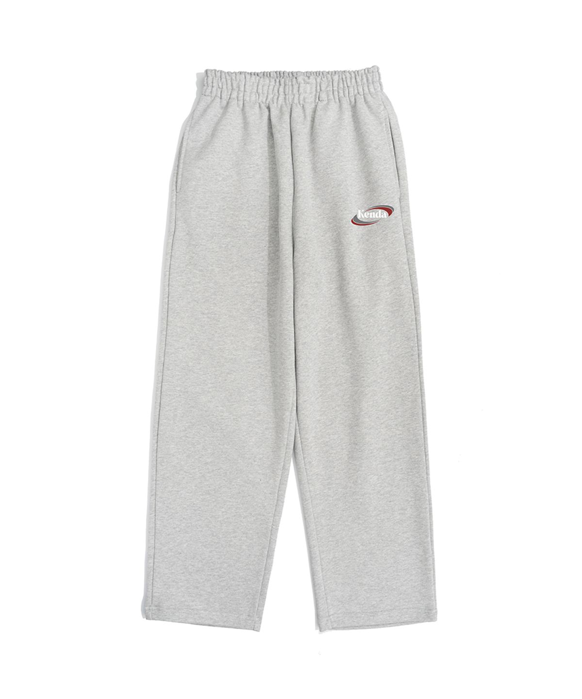 켄다(KENDA) DOUBLE SLASH LOGO STRAIGHT SWEATPANTS (MELANGE)