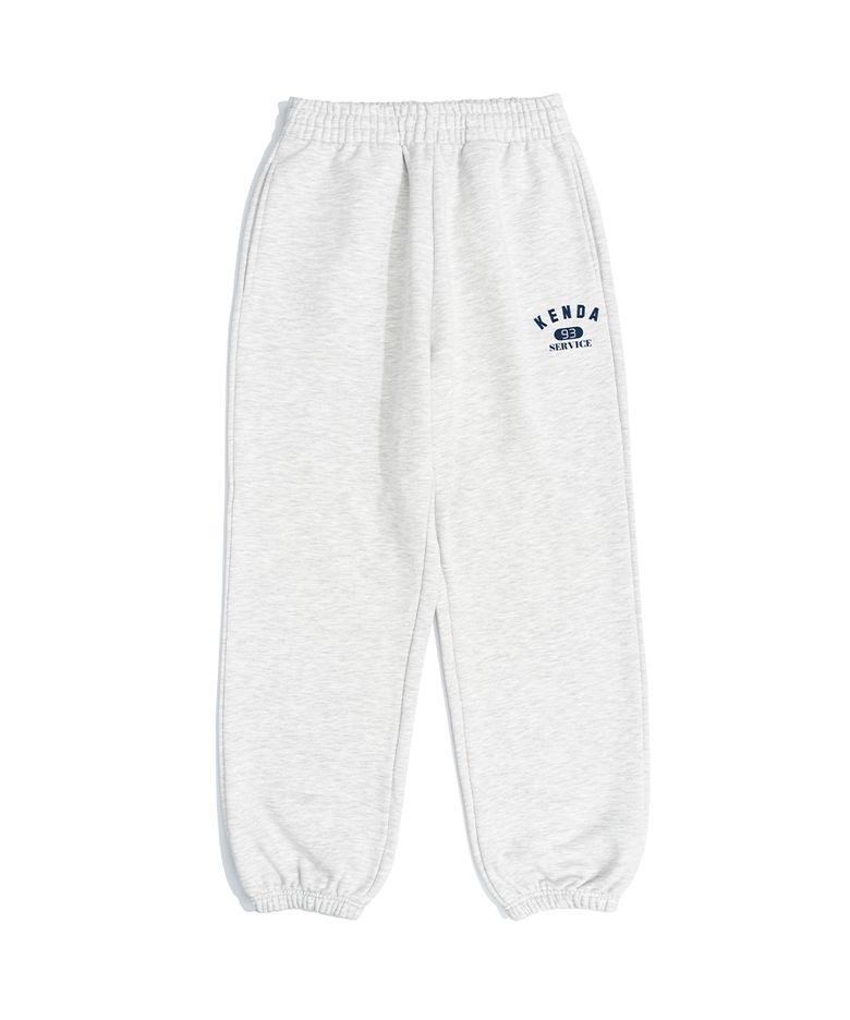 RETRO  LOGO JOGGER SWEATPANTS (LIGHT MELANGE)