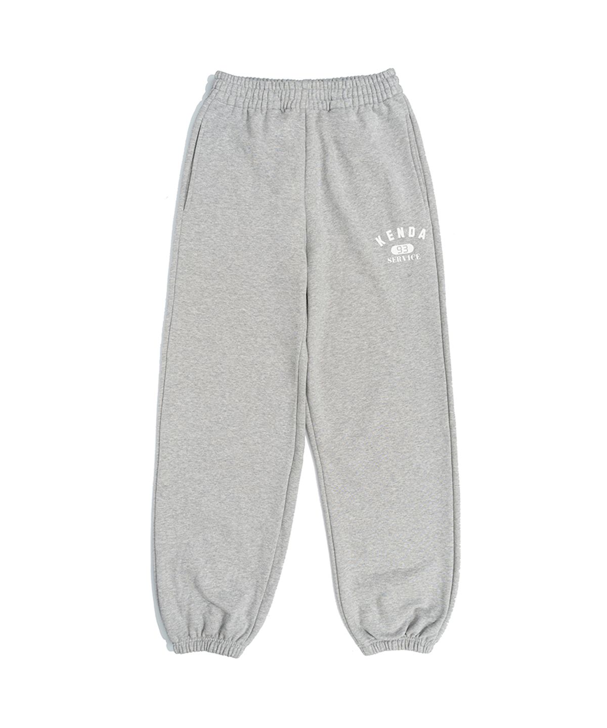 켄다(KENDA) RETRO  LOGO JOGGER SWEATPANTS (MELANGE)