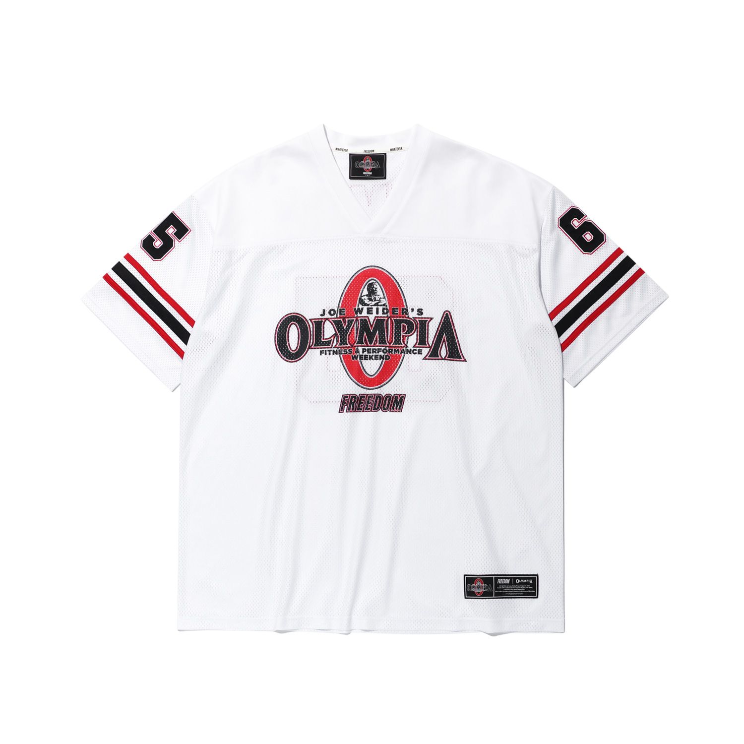 MUSINSA | FREEDOM Olympia Rugby Jersey (White)