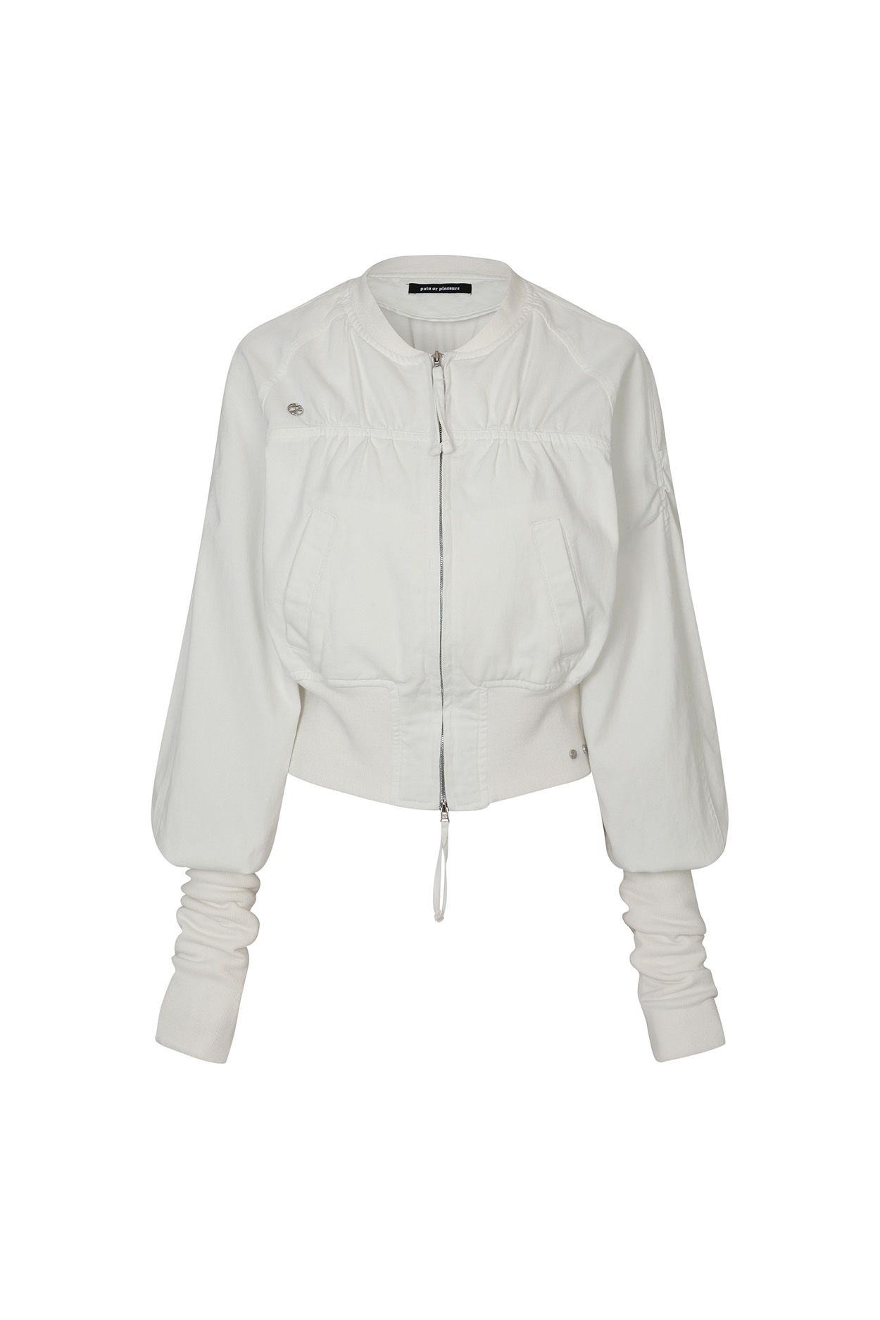 ジャケット PAIN OR PLEASURE SARA SHIRRING JUMPER 5BJH627 MUSINSA公式 | PAINORPLEASURE SARA SHIRRING JUMPER white
