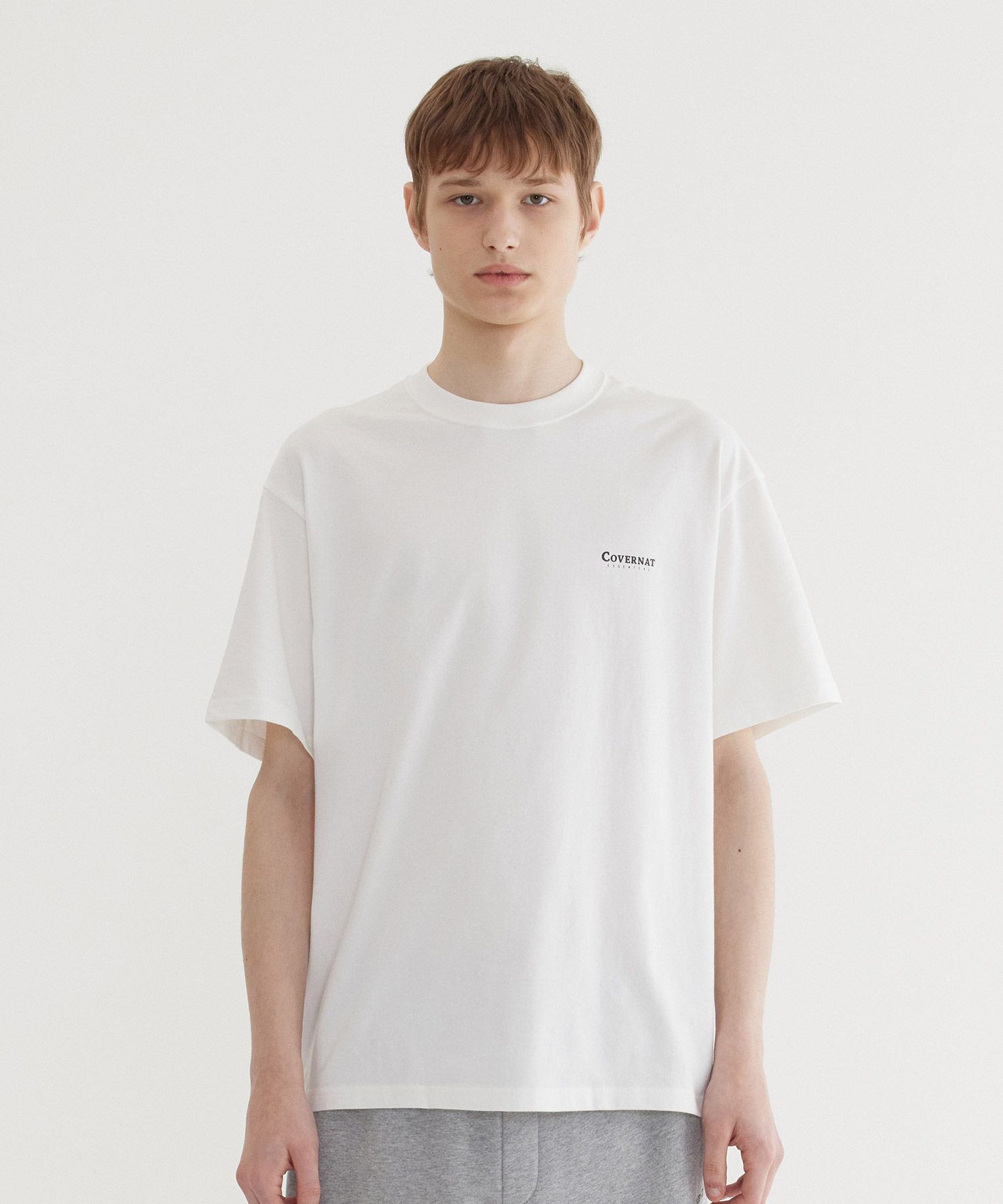 Tシャツ・カットソー COVERNAT Cool Cotton 2PACK T-Shirt White MUSINSA | COVERNAT [2PACK] Cool Cotton T-shirt Black+White