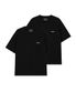 [2PACK] 쿨 코튼 티셔츠 Black+Black
