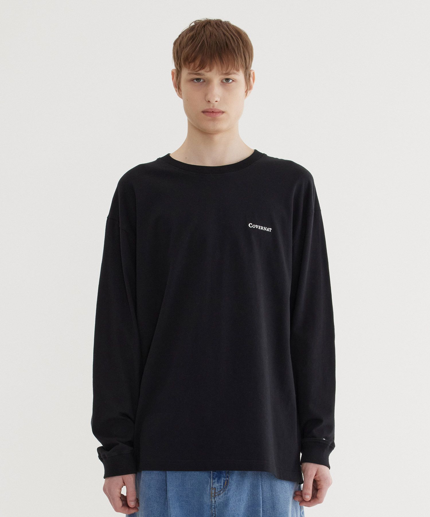 COVERNATのSmall Authentic Long Sleeve 全3色 MUSINSA公式 | COVERNAT Small Authentic Long Sleeve White