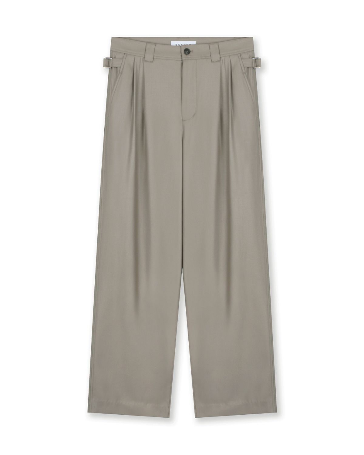 비슬로우(BESLOW) TWO TUCK TAPERED PANTS DUSTY BEIGE