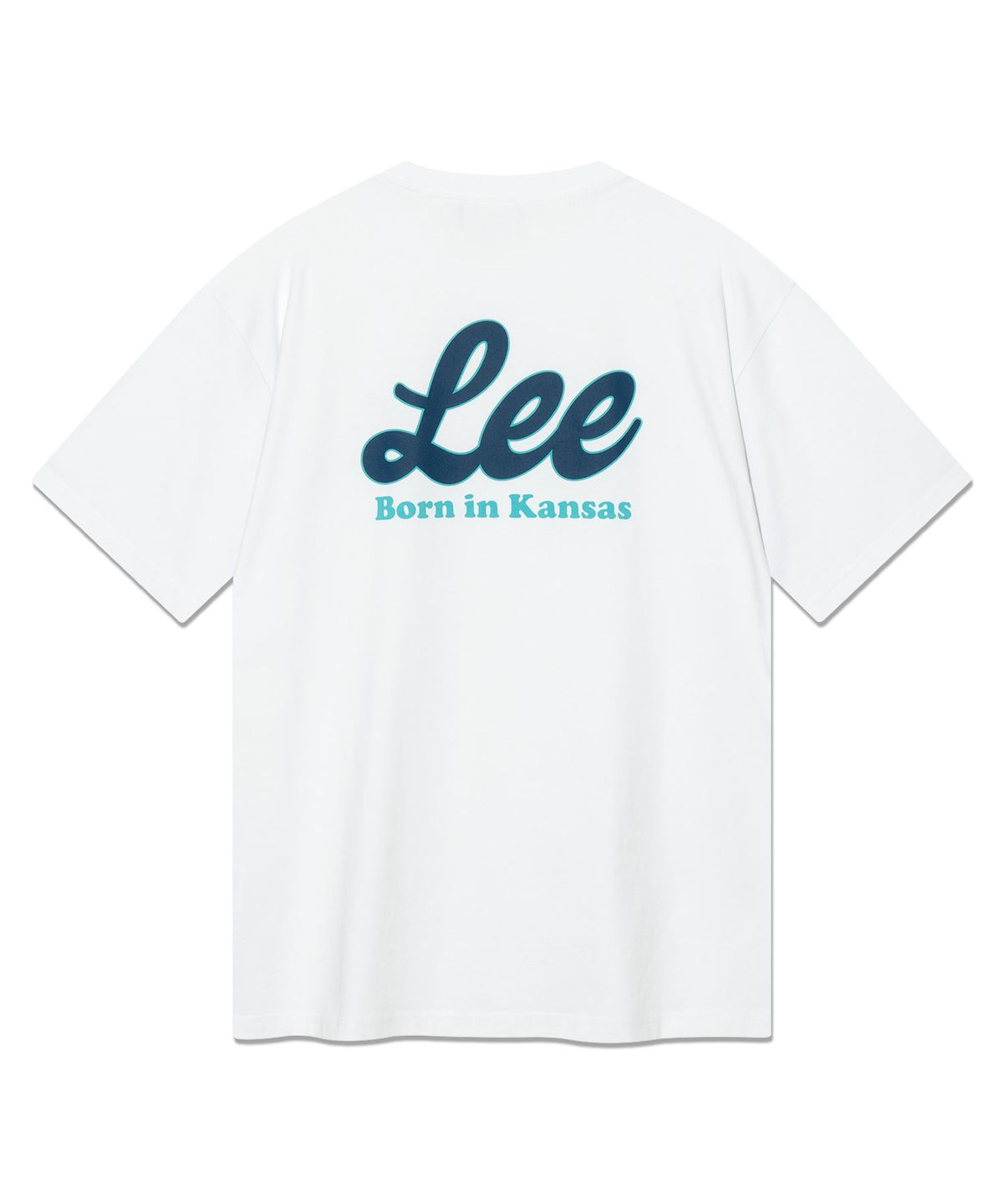 리(LEE) 유니온 로고 티셔츠 화이트