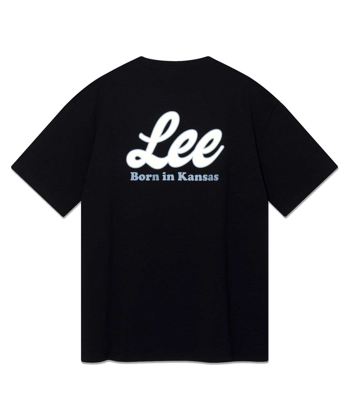 리(LEE) 유니온 로고 티셔츠 블랙
