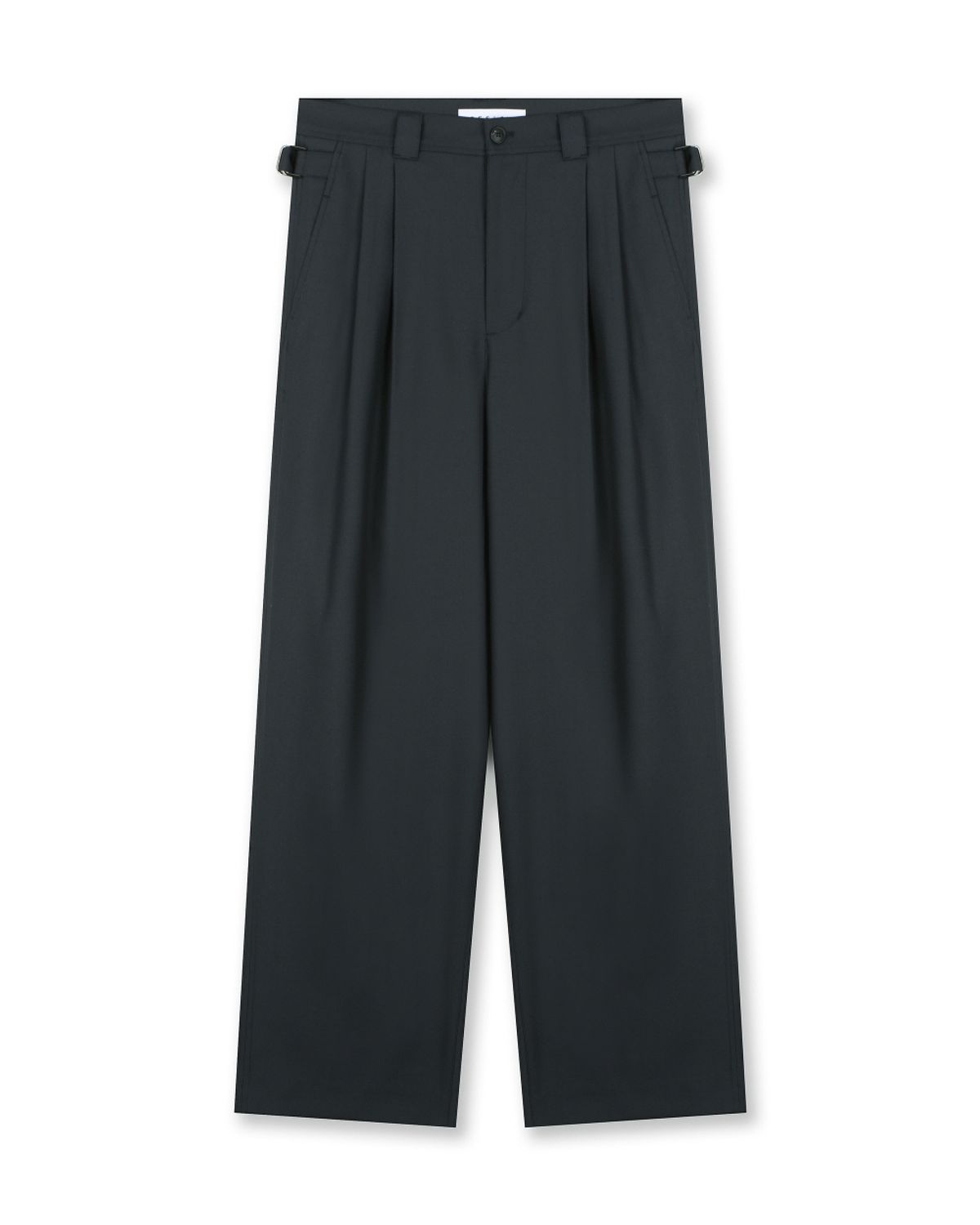 비슬로우(BESLOW) TWO TUCK TAPERED PANTS ANTHRACITE