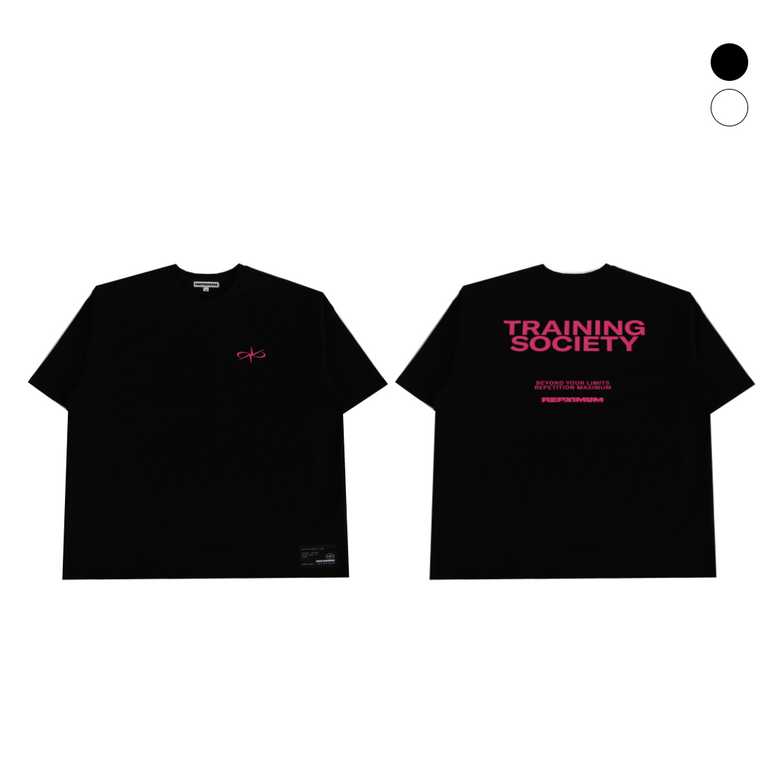 트레이닝 소사이어티 소프트터치 자이언트핏 티셔츠 Type 2(2Colors)