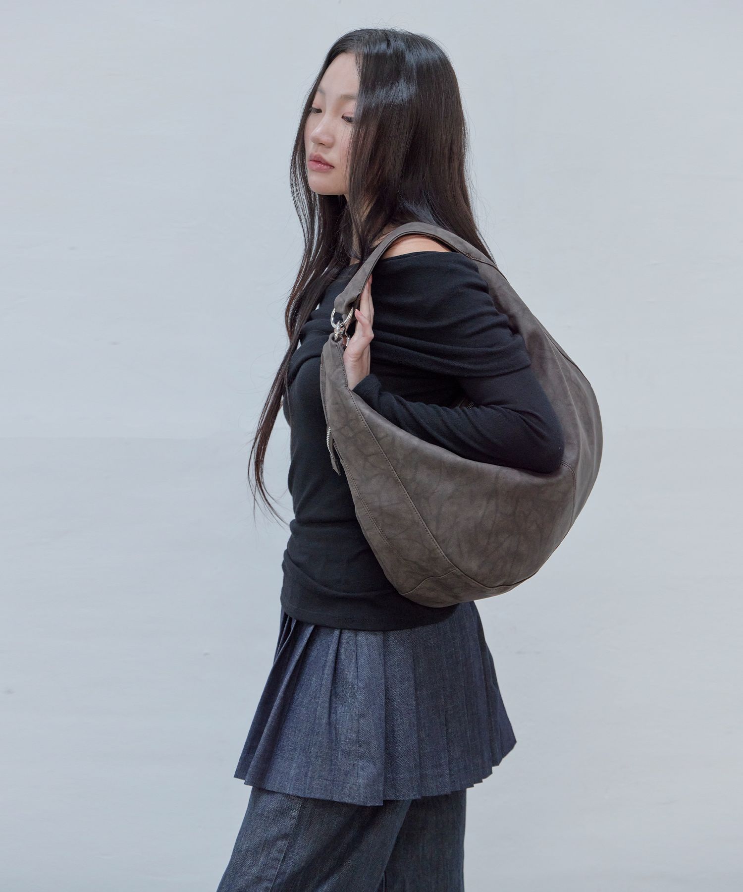 ☆haveawhale☆ bohemian shoulder bag BK 5015834252 MUSINSA | HAVEAWHALE bohemian shoulder bag (BR)