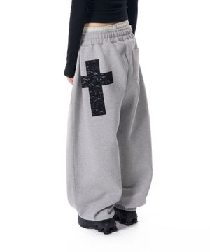 Laced CROS2 Patch Sweatpants (Gray)