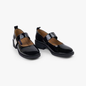 메리제인 플랫폼 가죽 로퍼 3.5CM O24P102