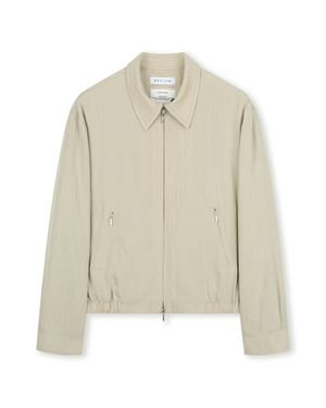 CRINKLE DRIZZLER JACKET ECRU