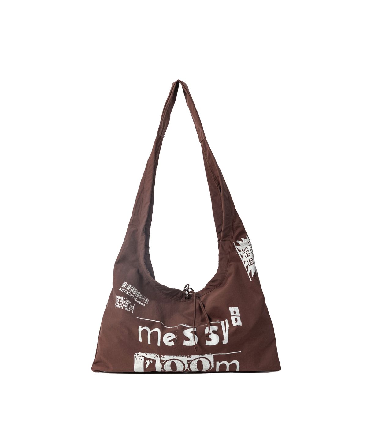 필인더블랭크(FILLINTHEBLANK) Stance Packable Multi Bag (messy)(brown)