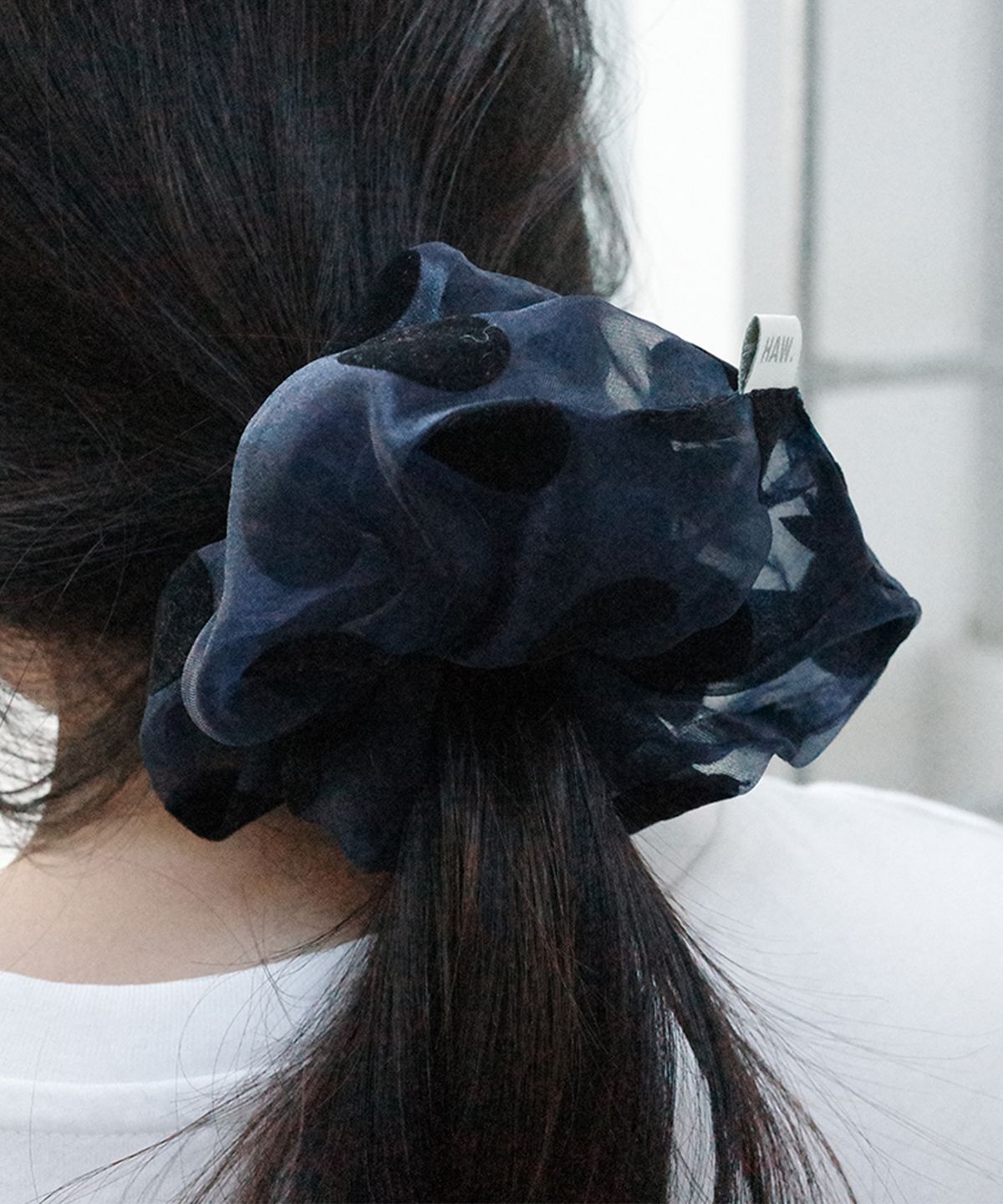 해브어웨일(HAVEAWHALE) dot scrunchie (NA)