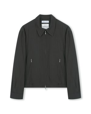 CRINKLE DRIZZLER JACKET CHARCOAL