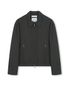 CRINKLE DRIZZLER JACKET CHARCOAL