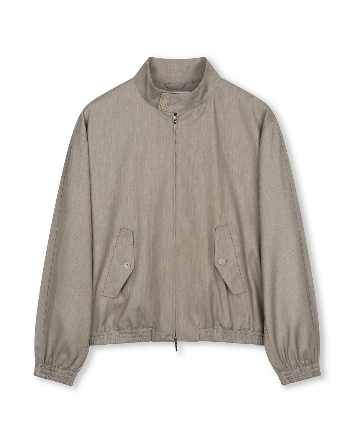 비슬로우(BESLOW) RELAXED HARRINGTON JACKET MELANGE BEIGE