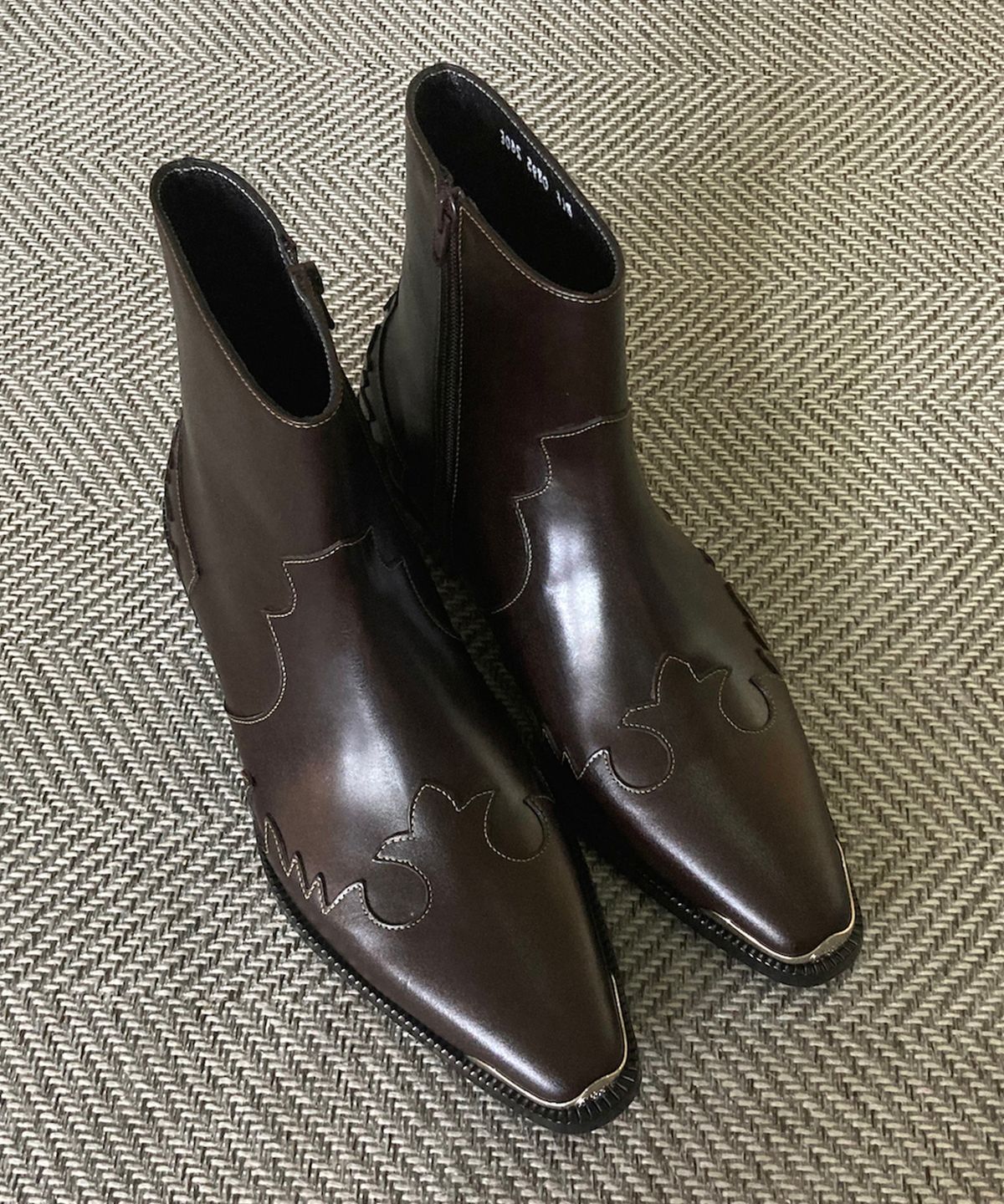 조앤슈(JOENSHOE) 카덴차 웨스턴부츠 와인브라운