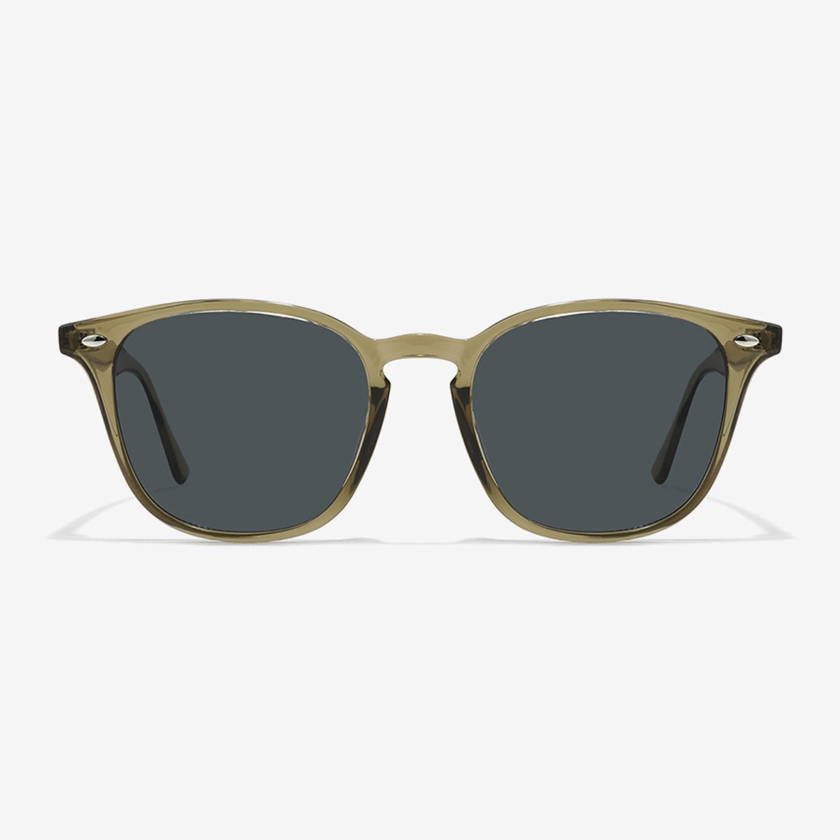 스타일워크(STYLEWORK) 뿔테 선글라스 STYLE WORK TR90-04 C4_올리브 투명 남녀공용 데일리