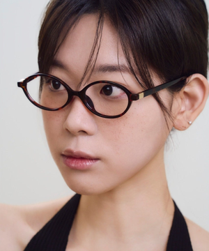 [블루라이트 차단] 긱시크 오벌 브라운