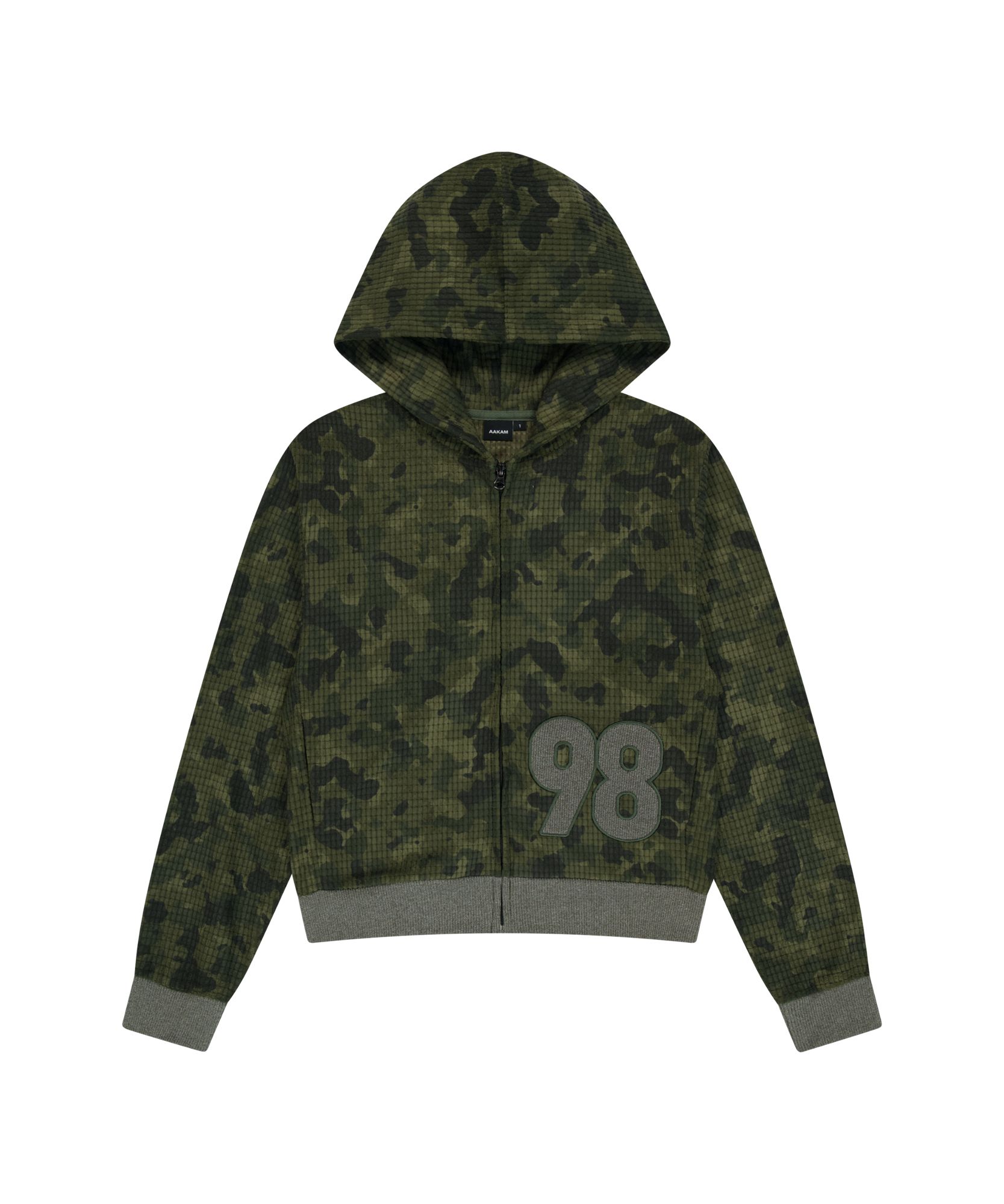 【AAKAM】98 Patch Camouflage Zip-Up Hoodie★韓国人気★追跡付 AAKAM】98 Patch Camouflage Zip-Up Hoodie☆韓国人気☆追跡付