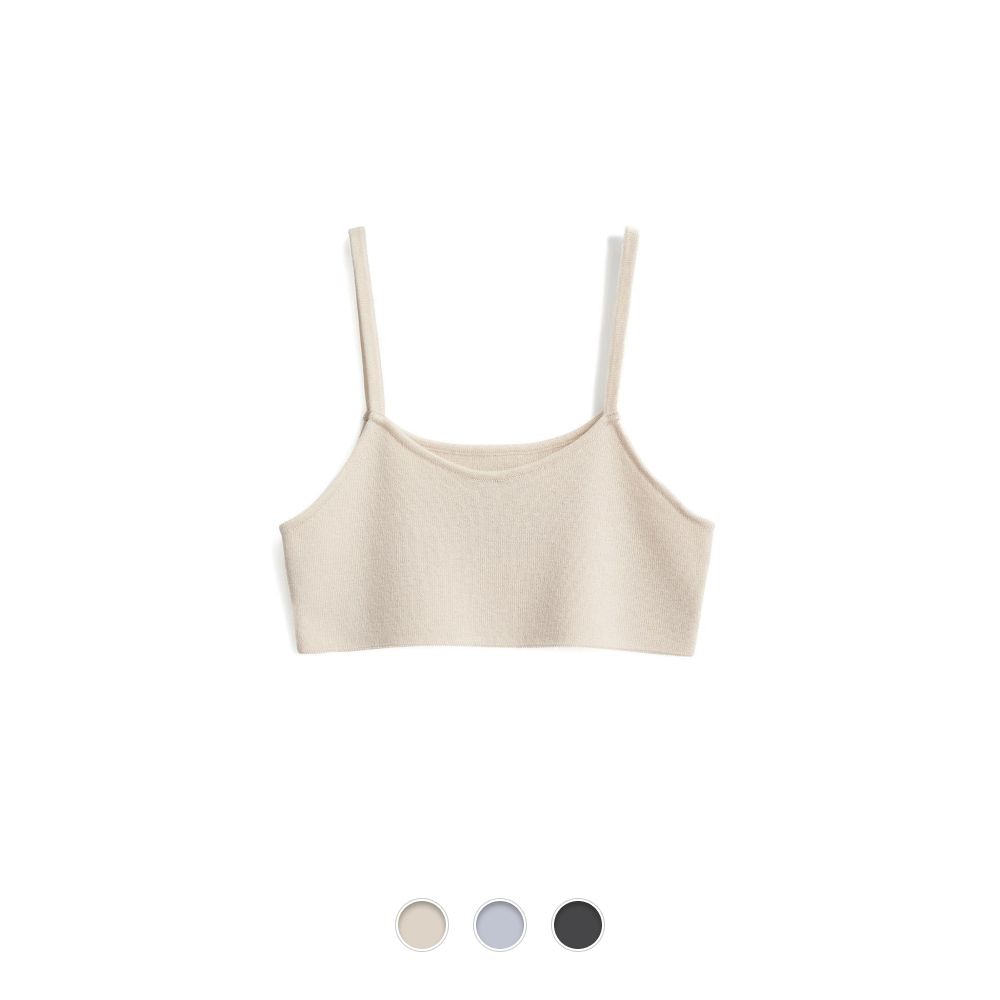 MUSINSA | POTTERY WOMEN W Camisole Knit Top - 3 Color