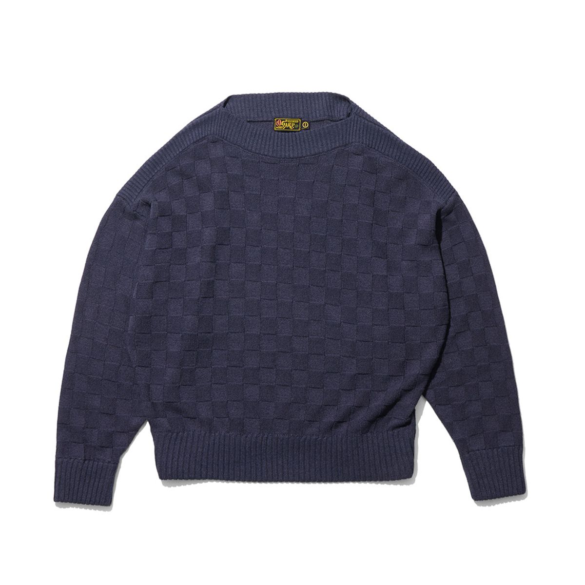 오가프(OGARP) Boatneck Long Sleeve Knit Navy