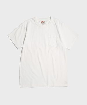 Tompkins USA Cotton Single Yarn Pocket Tee White