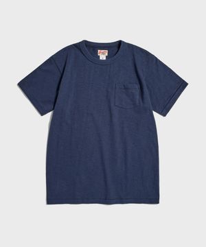 Tompkins USA Cotton Single Yarn Pocket Tee Navy
