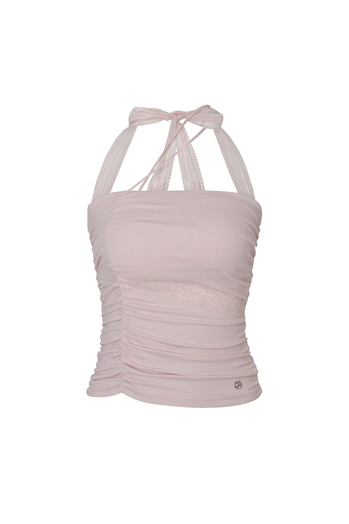 페인오어플레져(PAINORPLEASURE) ANGEL SHIRRING TOP pink